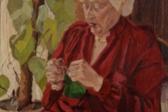 Mia madre  olio su tela  cm. 60x45 (collezione privata)  (1991)