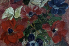 Anemoni  olio su tela  cm. 50x40 (collezione privata)  (1995)