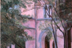 Villa Strohl-Fern - olio su cartone telato cm. 40x30 (2009)