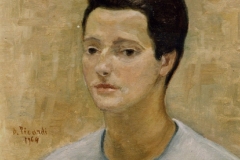 Autoritratto -  olio tela  cm. 40x35 (collezione privata)  (1964)