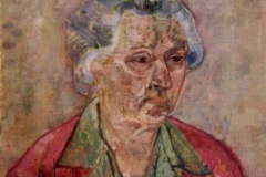 Mia madre  olio su tela  cm.55x45  (collezione privata)  (1970)