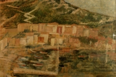 Porto Ercole  olio su tela  cm.50x60  (1971)