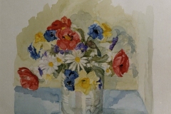 Fiori  acquerello  (collezione privata)  (1996)