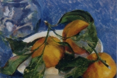 Mandarini    olio su tela cm.20x25  (1998)