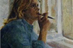 Ritratto  olio su tela  cm. 60x50  (collezione privata)  (1998)
