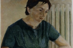 Chiara - olio su tela  cm. 60x50  (collezione privata)  (1999)
